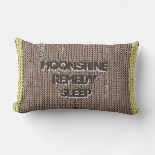 MVB Faux Burlap Throw Pillow-Torn/2TY-Moonshine 2a Lumbar Cushion