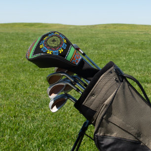 MVB Mexican Monogram able Accent Border design Golf Head Cover