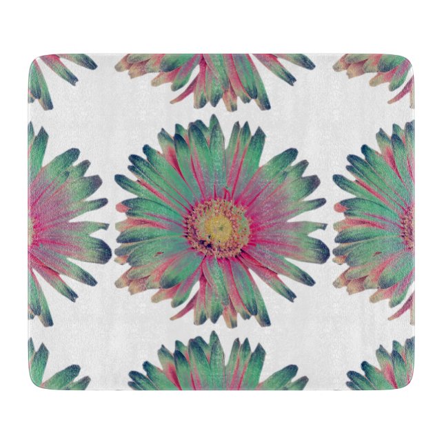 MVB Pastel Daisy Multi Colour Design 2 Cutting Board (Front)