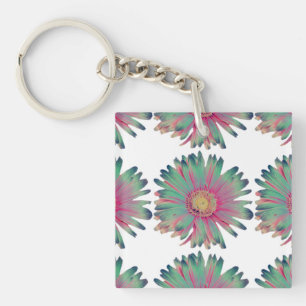MVB Pastel Daisy Multi Colour -Design 2 Key Ring