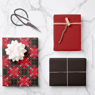 MVB Scottish Diamond Design Wrapping Paper Sheet