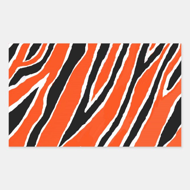 MVB Tiger Strip Print Sticker 1 (Front)