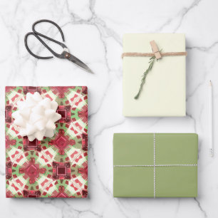 MVB Tribal Cross Design Wrapping Paper Sheet