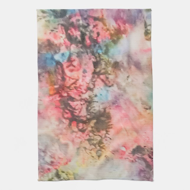 MVB Vintage Floral design Tea Towel (Vertical)