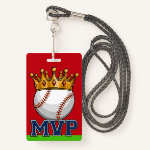 MVP Baseball Lanyard Badge ID Badge