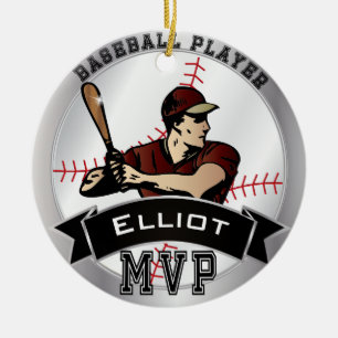 MVP Baseball ⚾ Player Ceramic Ornament