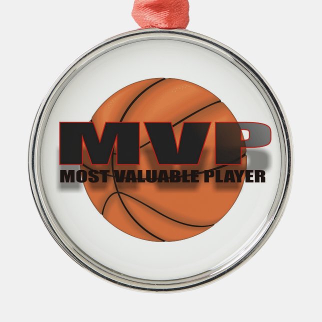 MVP BASKETBALL ORNAMENT (Front)