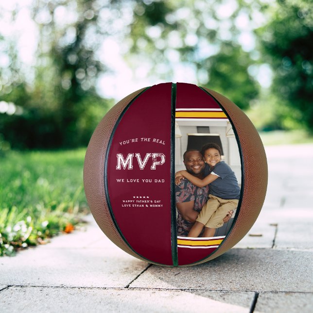 MVP Dad | Burgundy Father's Day Basketball (Creator Uploaded)