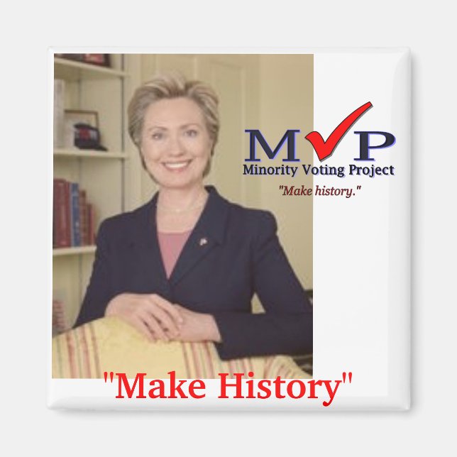 MVP Hillary Clinton magnet (Front)