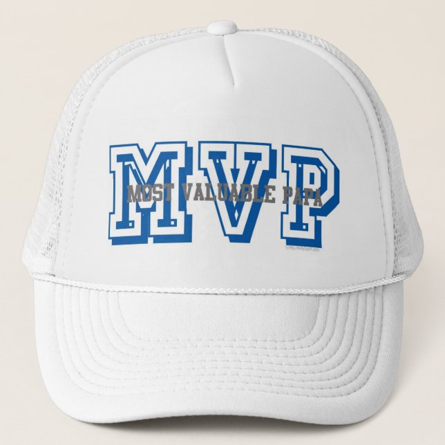 MVP-MOST VALUABLE PAPA TRUCKER HAT (Front)