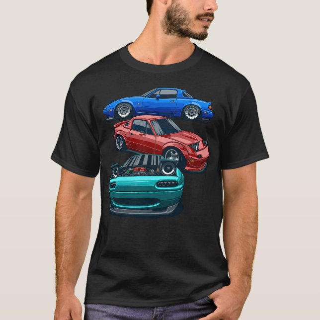 Mx5 Miata Na T-Shirt (Front)