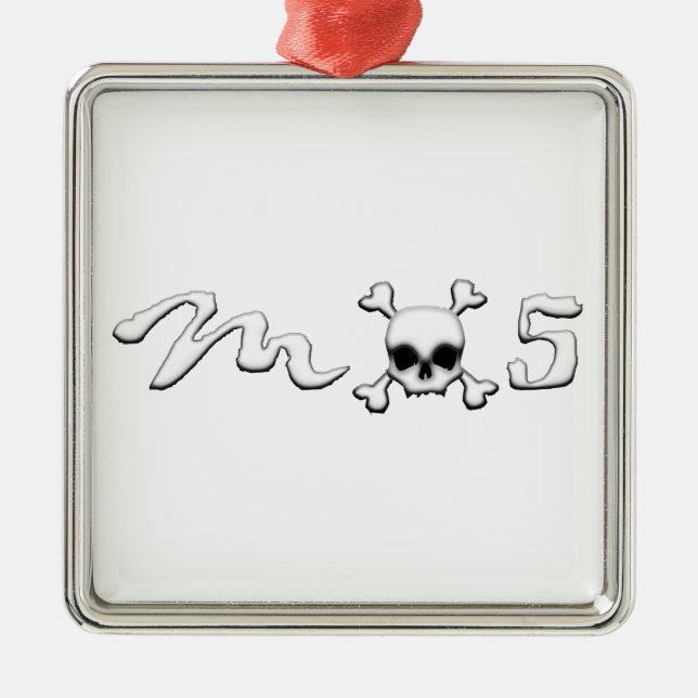 MX5 skull Metal Ornament (Front)