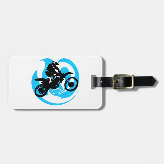 MX BLUE SKY LUGGAGE TAG (Front Horizontal)