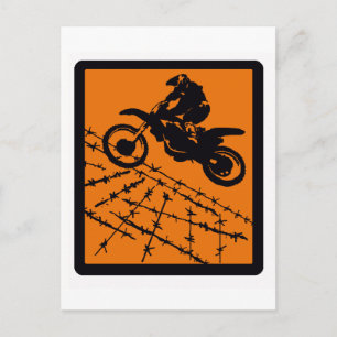MX CLAY RIDING POSTCARD