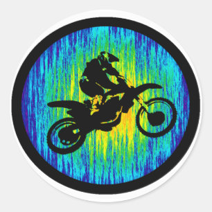 MX COLD START CLASSIC ROUND STICKER