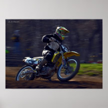 MX Morning Glory: Female Racer in Action