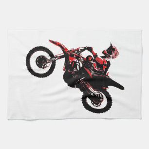 MX Motocross Rules! Tea Towel