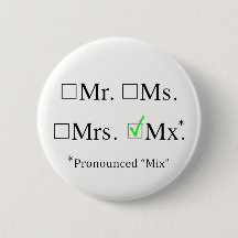 Mx. Nonbinary Prefix Button V2
