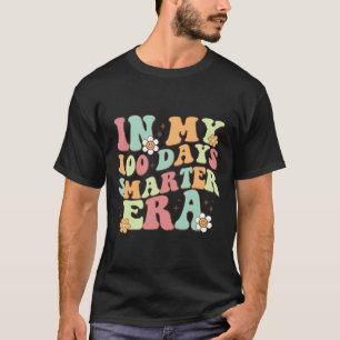 My 100 Days Smarter Era Retro Smile 100th Day Of S T-Shirt