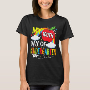 My 100th Day Of Kindergarten Students Kids Child 1 T-Shirt