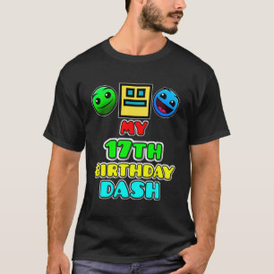 My 17th Birthday Dash Video Game Theme Kids Party T-Shirt
