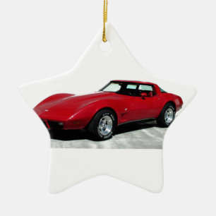 My 1979 Red Corvette Ceramic Tree Decoration