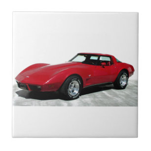 My 1979 Red Corvette Tile