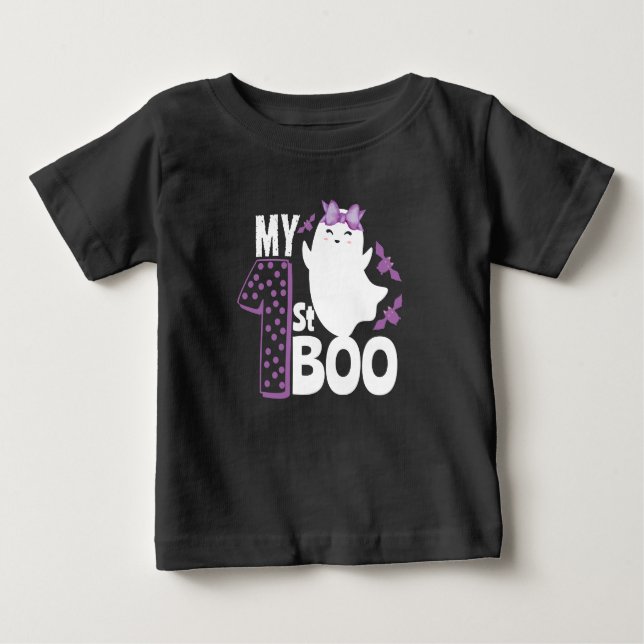 my 1 st boo cute funny halloween baby T-Shirt (Front)