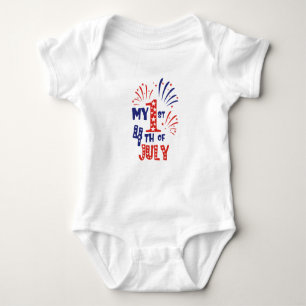 My 1st 4th of July - Baby Bodysuit