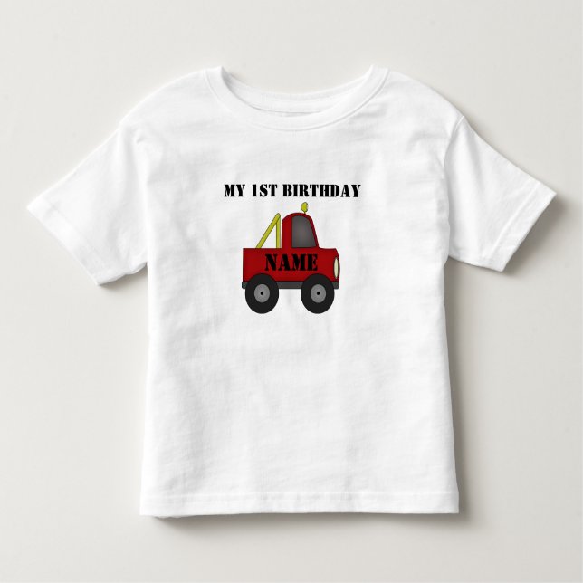 My 1st Birthday Customise it Toddler T-Shirt (Front)