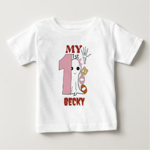 My 1st Boo Girls Halloween Baby T-Shirt