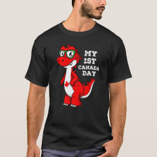 My 1st Canada Day Maple Leaf Canadian Flag Kids T-Shirt
