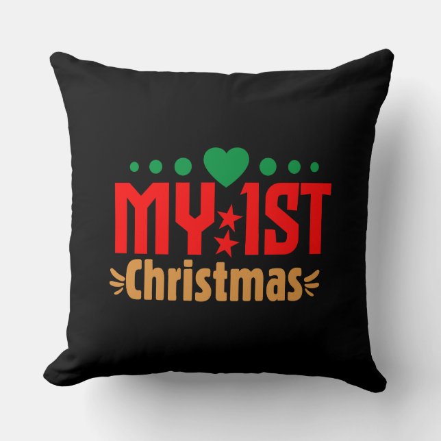 My 1st Christmas-39723 Cushion (Front)