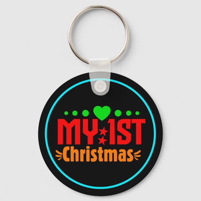 My 1st Christmas-39723 Key Ring (Front)