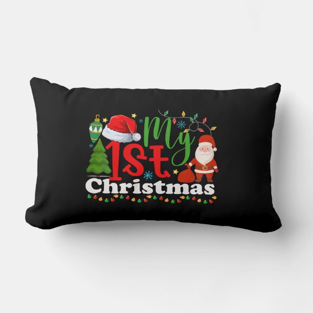 My 1st Christmas-81053 Lumbar Cushion (Front)