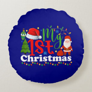 My 1st Christmas-81953 Round Cushion
