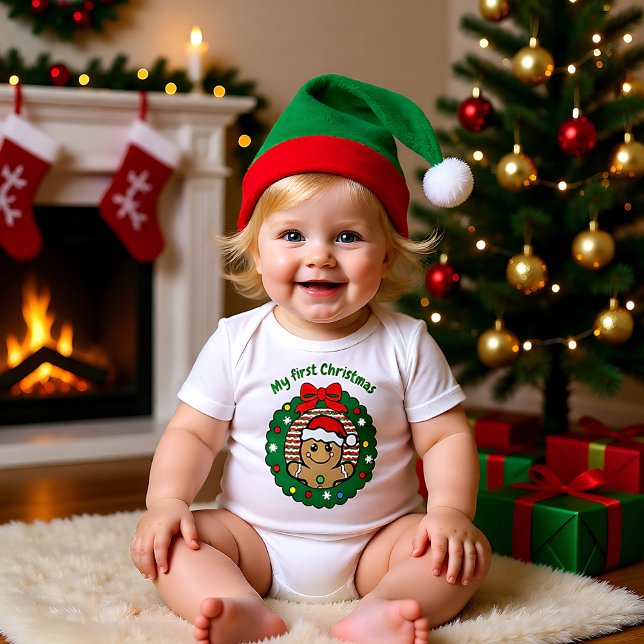 🎄My 1st Christmas for cute newborn boy3 Baby Bodysuit (🎄My 1st Christmas for cute newborn boy3 Baby Bodysuit)