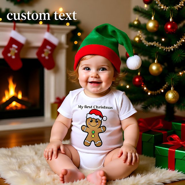 🎅🎄 My 1st Christmas for cute newborn boy Baby Bodysuit (🎅🎄 My 1st Christmas for cute newborn boy Baby Bodysuit)