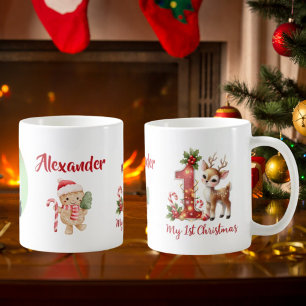 My 1st Christmas Little Reideer Photo Coffee Mug