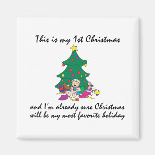 My 1st Christmas Magnet