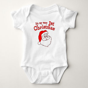 My 1st Christmas Santa Baby Bodysuit