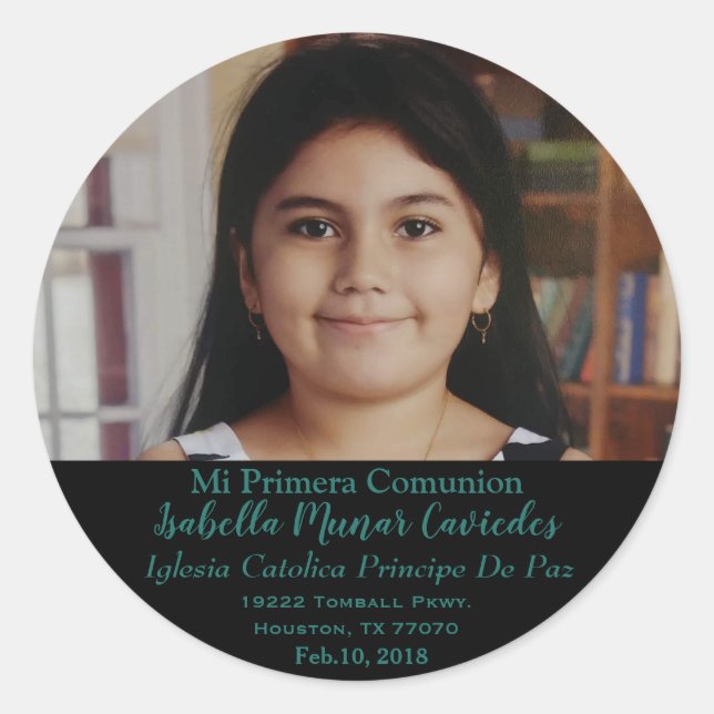 My 1st Communion Sticker (Front)