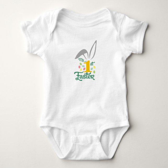 My 1st Easter - Baby Bodysuit for Easter (Front)