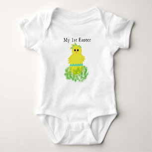 My 1st Easter Baby Boys Chick Egg Creeper T-shirt