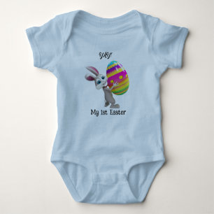 My 1st Easter Bunny carrying An Egg Baby Bodysuit