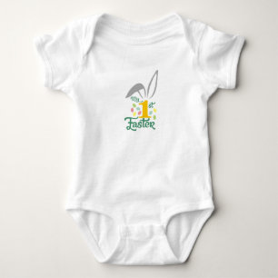 My 1st Easter Bunny Ears Baby Bodysuit