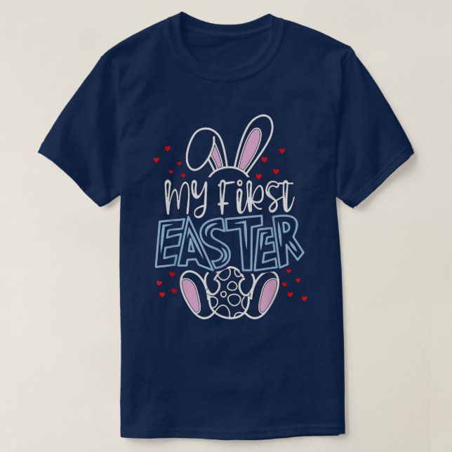 My 1st Easter Bunny Easter Outfit Girl Newborn Son T-Shirt (Design Front)