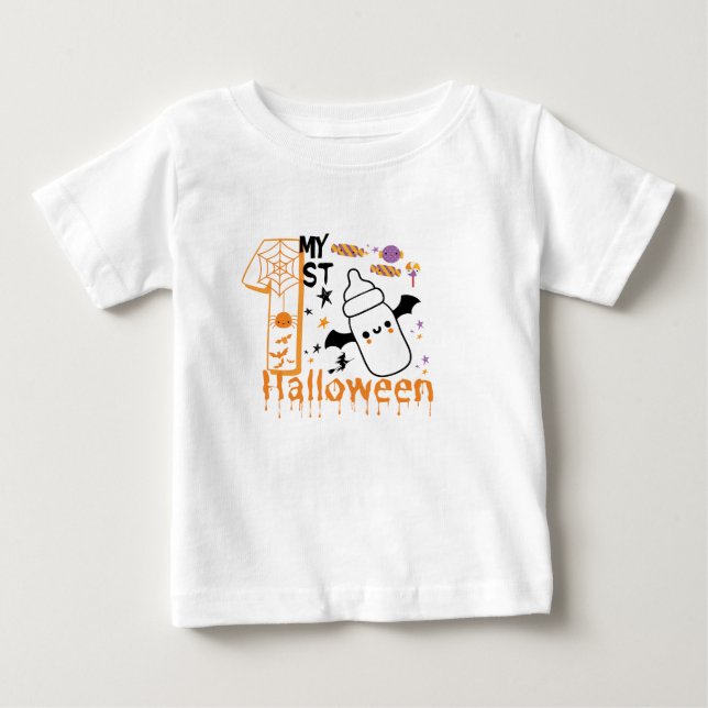 my 1st halloween baby custom T-Shirt (Front)