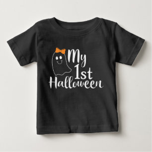My 1st Halloween Cute Baby Girl Ghost T-Shirt