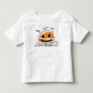 My 1st Halloween Pumpkin Personalized Toddler T-Shirt